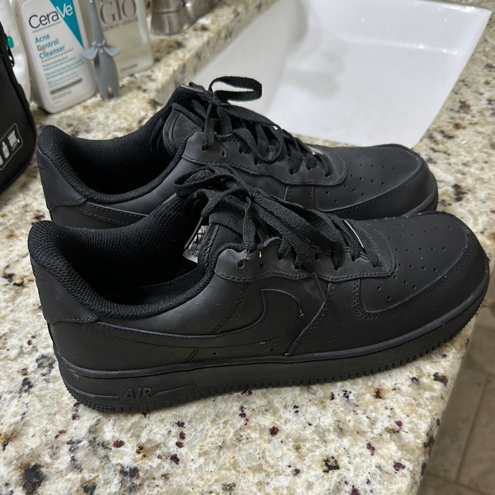 MENS Nike Black Air Force Sneakers